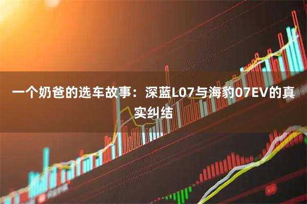 一个奶爸的选车故事：深蓝L07与海豹07EV的真实纠结