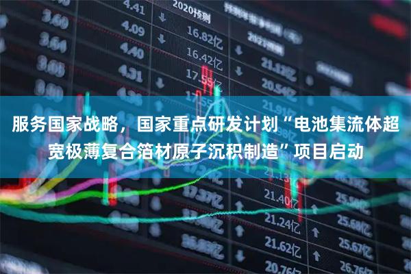 服务国家战略，国家重点研发计划“电池集流体超宽极薄复合箔材原子沉积制造”项目启动
